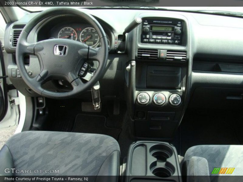 Taffeta White / Black 2003 Honda CR-V EX 4WD