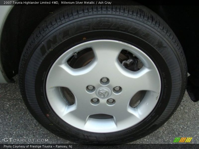 Millenium Silver Metallic / Ash Gray 2007 Toyota Highlander Limited 4WD