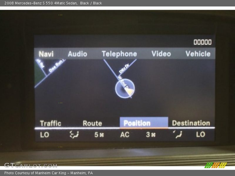 Black / Black 2008 Mercedes-Benz S 550 4Matic Sedan