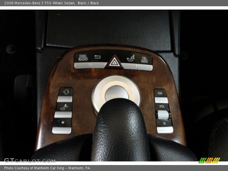 Black / Black 2008 Mercedes-Benz S 550 4Matic Sedan
