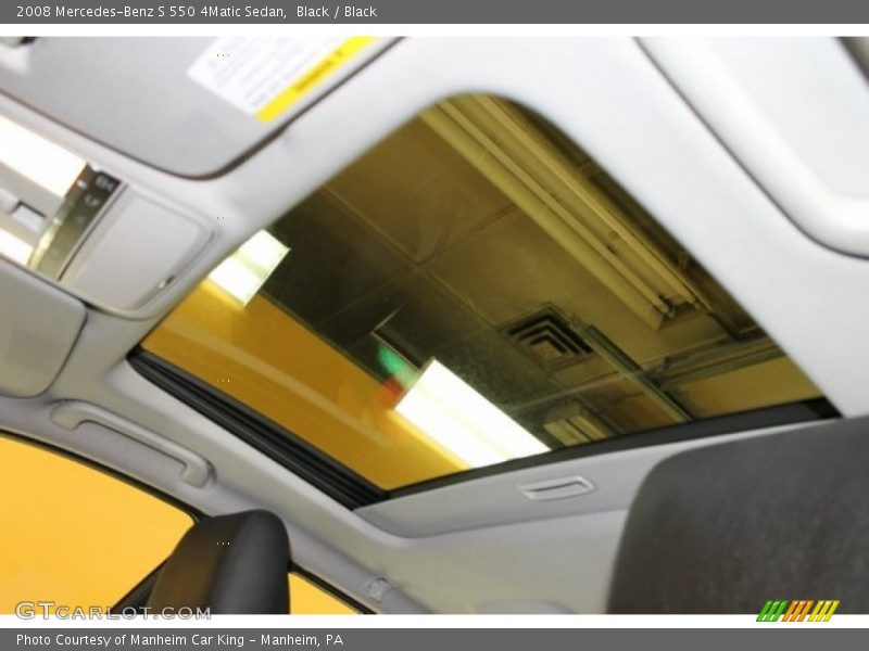 Black / Black 2008 Mercedes-Benz S 550 4Matic Sedan