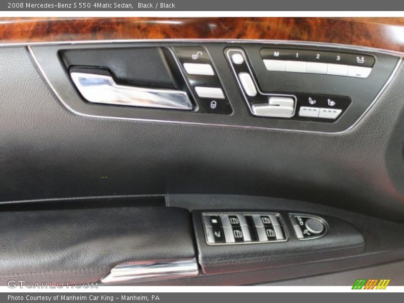 Black / Black 2008 Mercedes-Benz S 550 4Matic Sedan