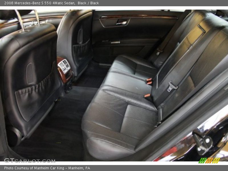 Black / Black 2008 Mercedes-Benz S 550 4Matic Sedan