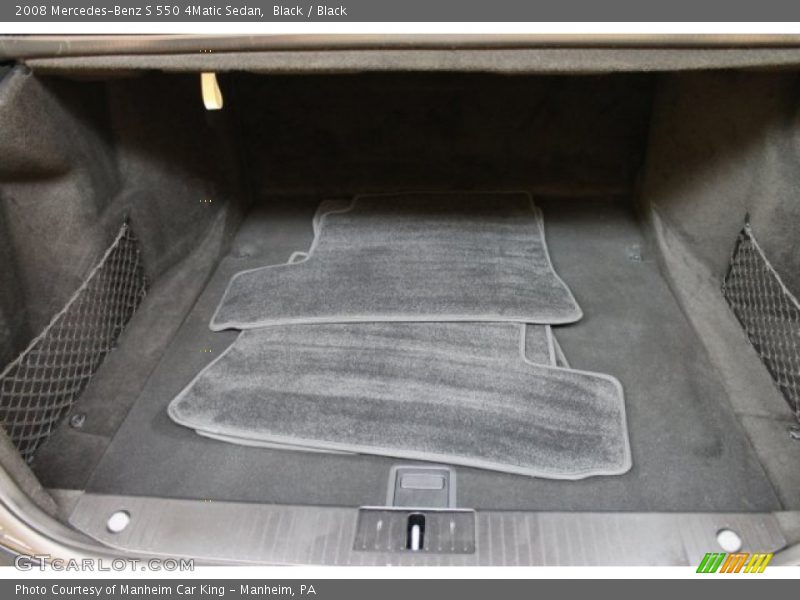 Black / Black 2008 Mercedes-Benz S 550 4Matic Sedan