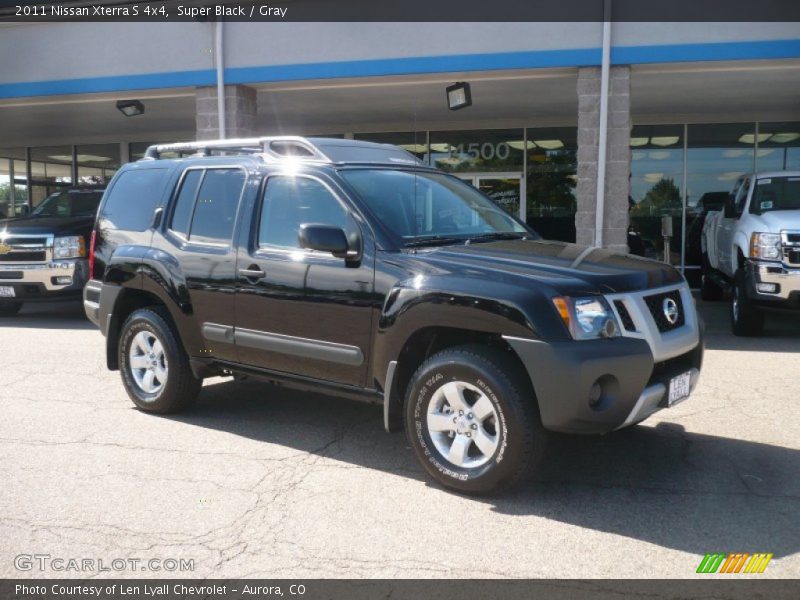 Super Black / Gray 2011 Nissan Xterra S 4x4
