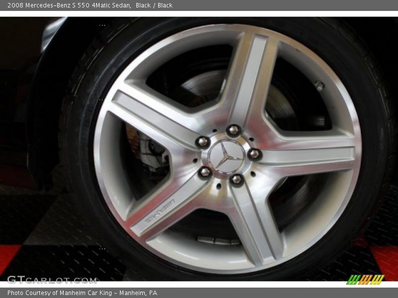 Black / Black 2008 Mercedes-Benz S 550 4Matic Sedan