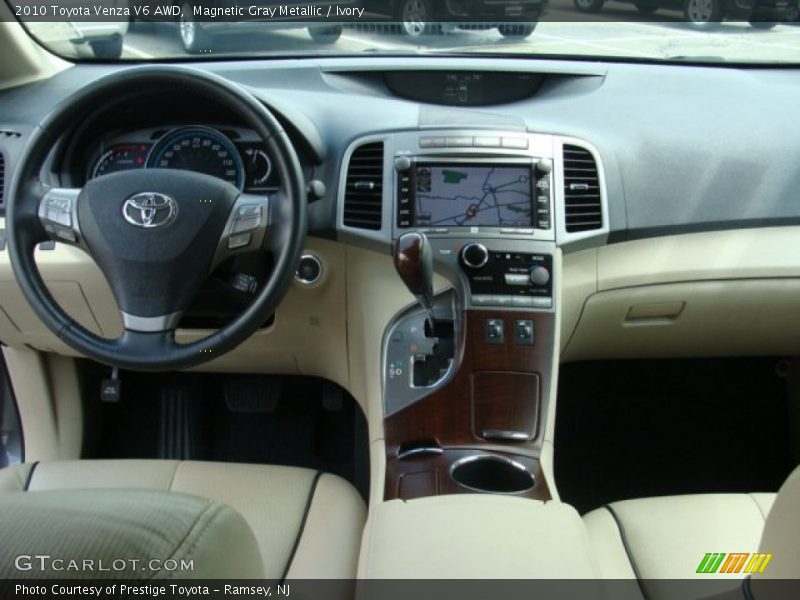 Magnetic Gray Metallic / Ivory 2010 Toyota Venza V6 AWD