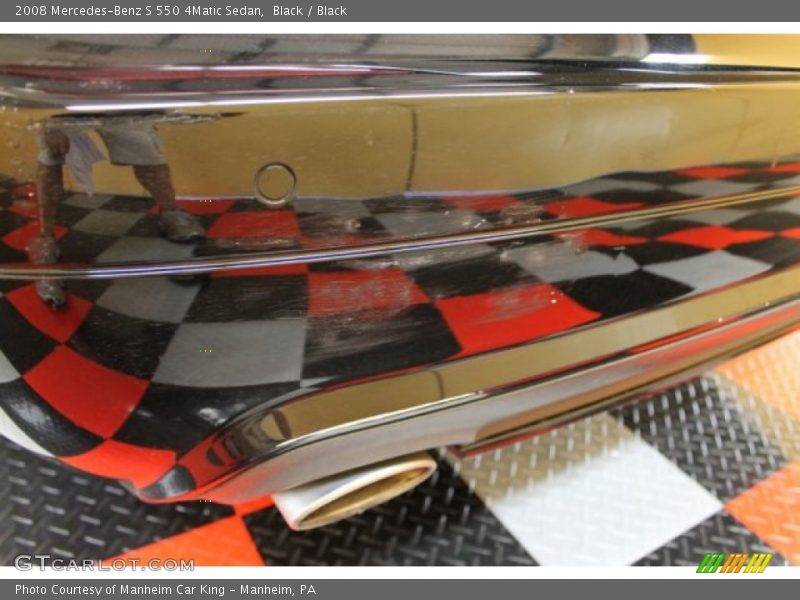 Black / Black 2008 Mercedes-Benz S 550 4Matic Sedan