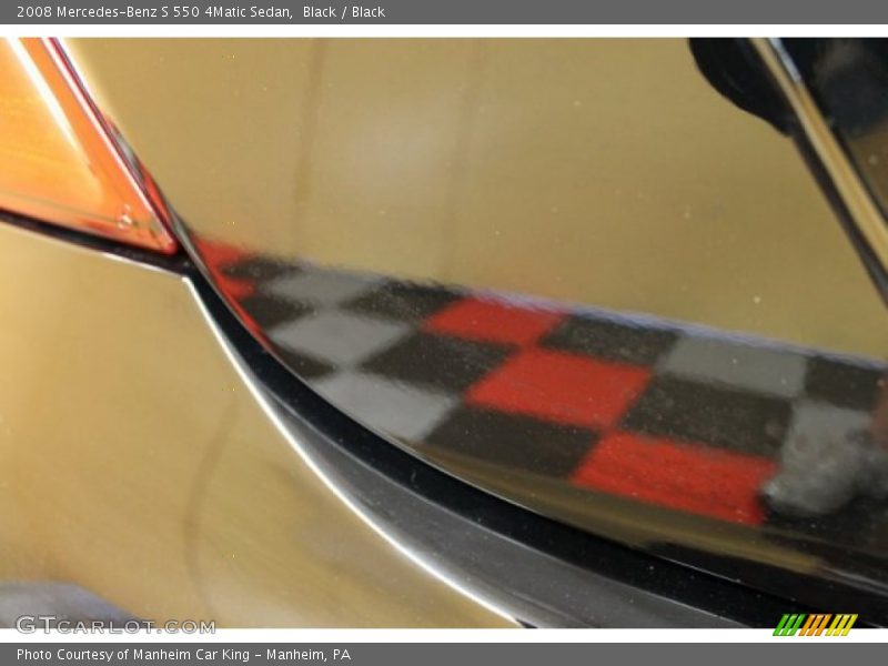 Black / Black 2008 Mercedes-Benz S 550 4Matic Sedan