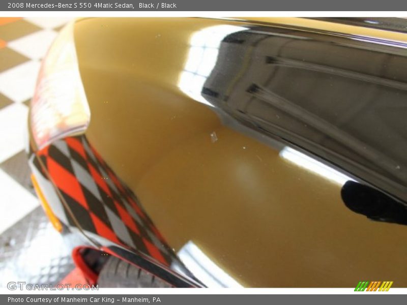 Black / Black 2008 Mercedes-Benz S 550 4Matic Sedan