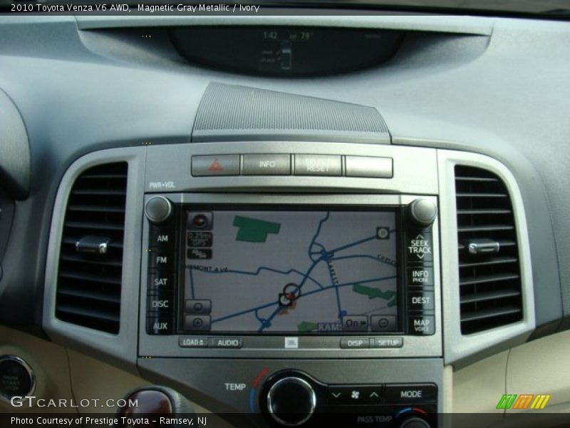 Magnetic Gray Metallic / Ivory 2010 Toyota Venza V6 AWD