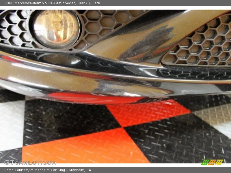 Black / Black 2008 Mercedes-Benz S 550 4Matic Sedan