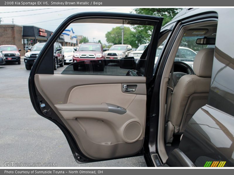 Smokey Brown Metallic / Beige 2008 Kia Sportage EX V6