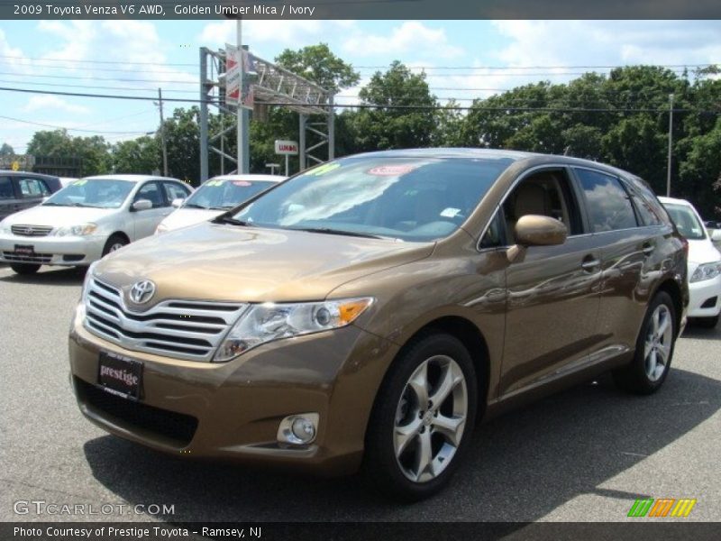 Golden Umber Mica / Ivory 2009 Toyota Venza V6 AWD