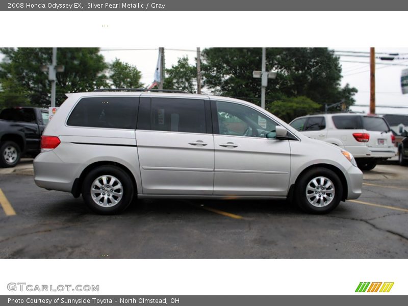 Silver Pearl Metallic / Gray 2008 Honda Odyssey EX