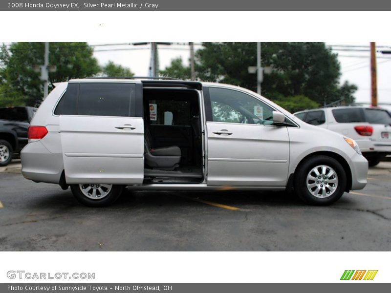 Silver Pearl Metallic / Gray 2008 Honda Odyssey EX