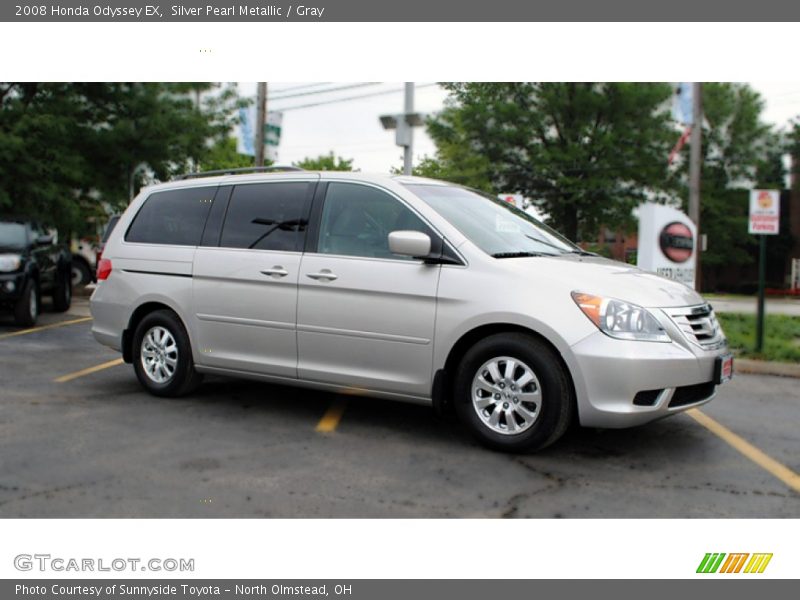 Silver Pearl Metallic / Gray 2008 Honda Odyssey EX