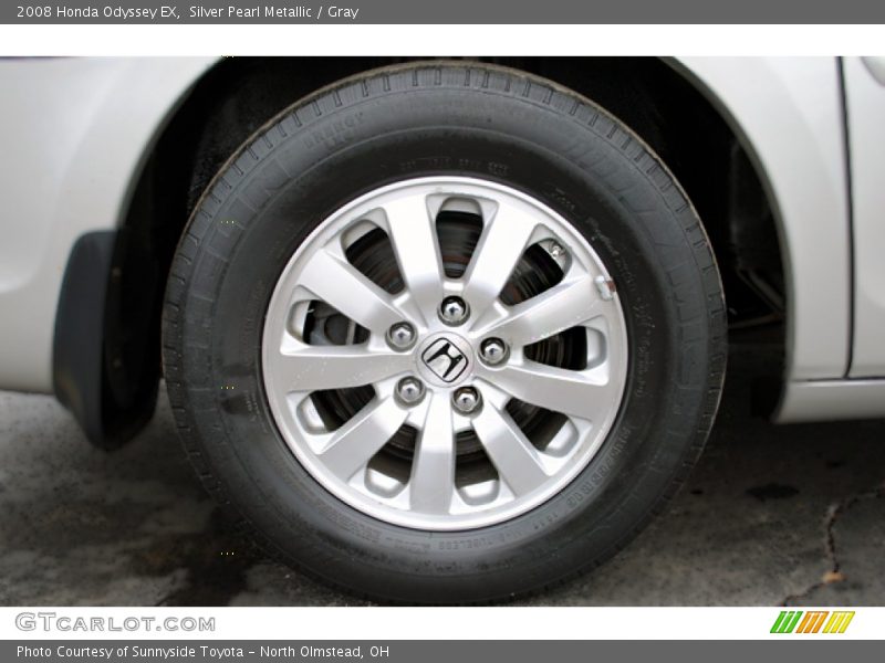 Silver Pearl Metallic / Gray 2008 Honda Odyssey EX