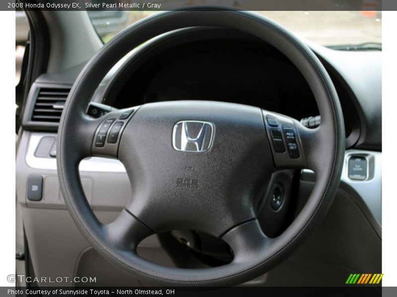 Silver Pearl Metallic / Gray 2008 Honda Odyssey EX