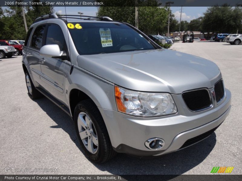 Silver Alloy Metallic / Ebony Black 2006 Pontiac Torrent