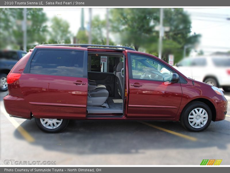 Salsa Red Pearl / Stone 2010 Toyota Sienna LE