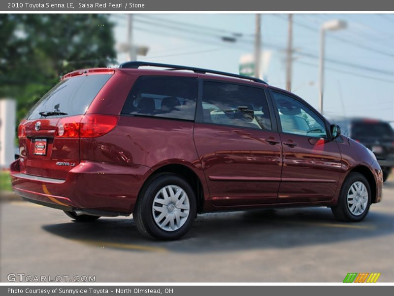 Salsa Red Pearl / Stone 2010 Toyota Sienna LE