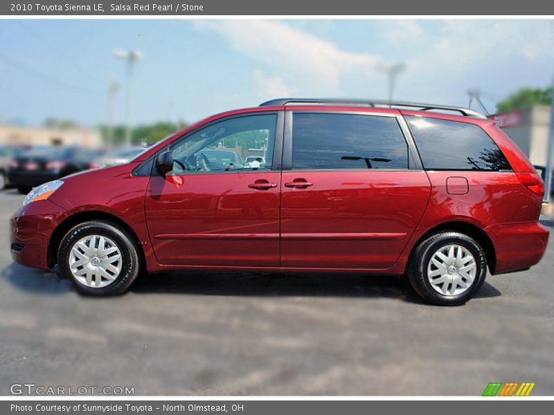Salsa Red Pearl / Stone 2010 Toyota Sienna LE