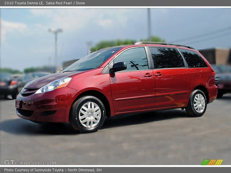 Salsa Red Pearl / Stone 2010 Toyota Sienna LE