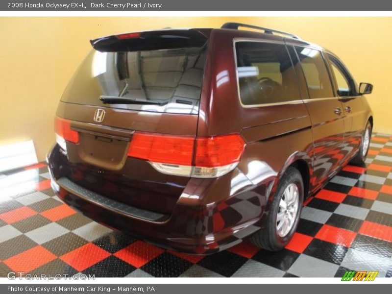 Dark Cherry Pearl / Ivory 2008 Honda Odyssey EX-L