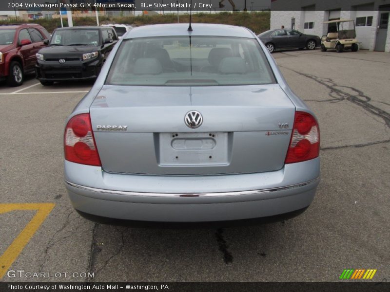 Blue Silver Metallic / Grey 2004 Volkswagen Passat GLX 4Motion Sedan