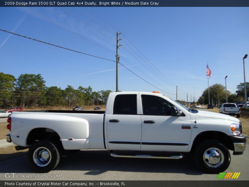  2009 Ram 3500 SLT Quad Cab 4x4 Dually Bright White