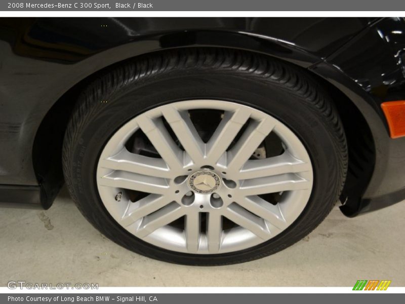 Black / Black 2008 Mercedes-Benz C 300 Sport