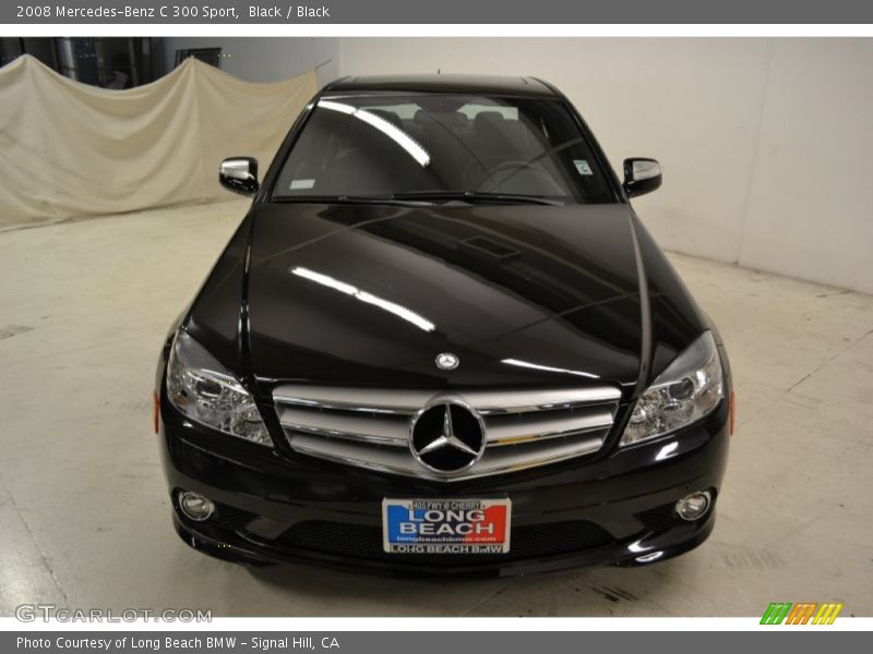 Black / Black 2008 Mercedes-Benz C 300 Sport