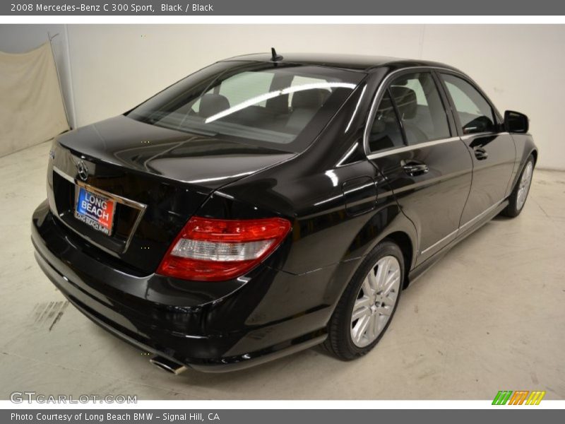 Black / Black 2008 Mercedes-Benz C 300 Sport