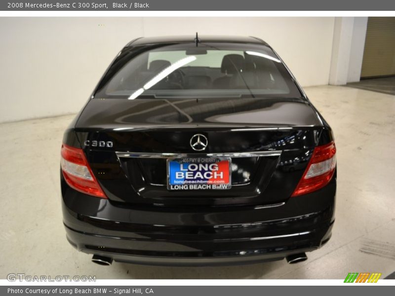 Black / Black 2008 Mercedes-Benz C 300 Sport