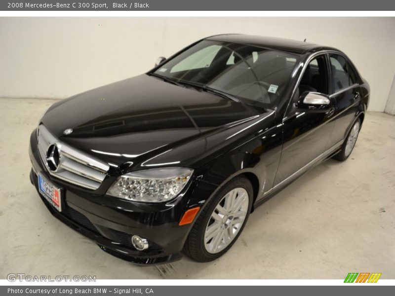 Black / Black 2008 Mercedes-Benz C 300 Sport