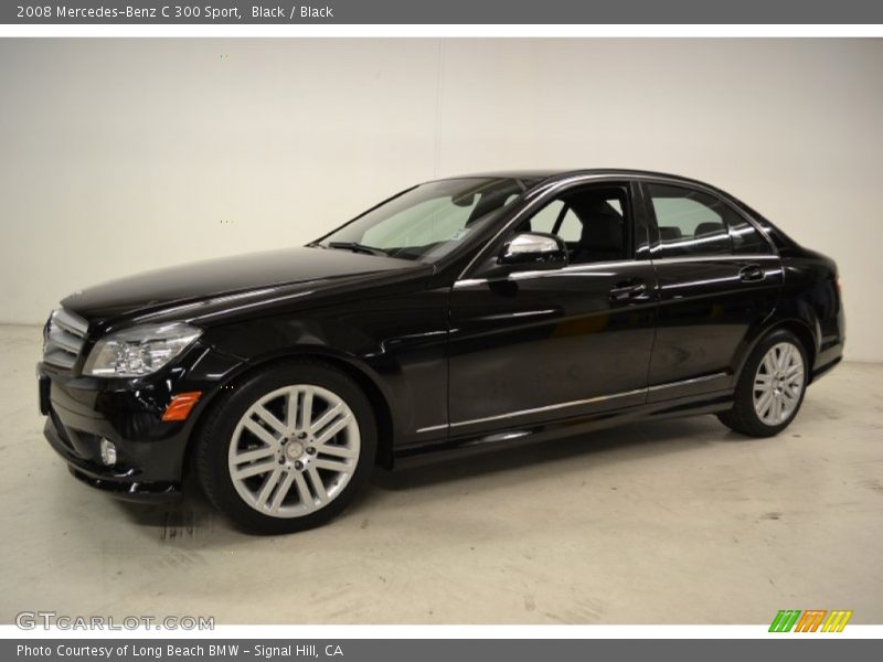 Black / Black 2008 Mercedes-Benz C 300 Sport