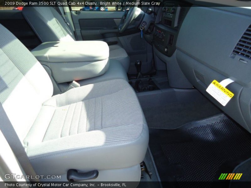  2009 Ram 3500 SLT Quad Cab 4x4 Dually Medium Slate Gray Interior