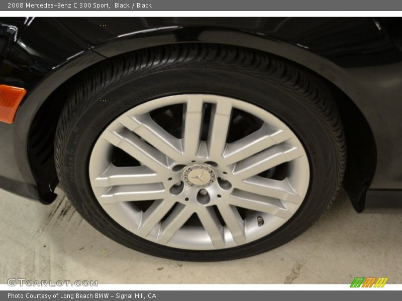 Black / Black 2008 Mercedes-Benz C 300 Sport