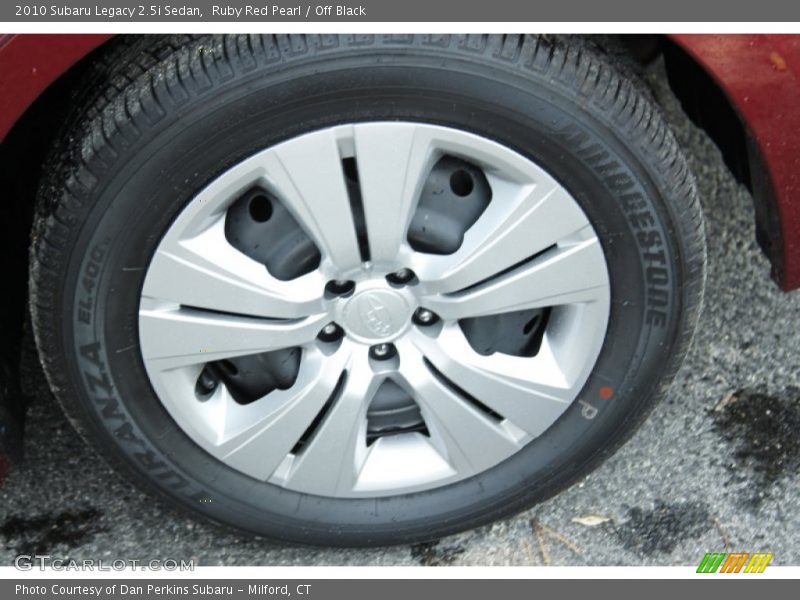 Ruby Red Pearl / Off Black 2010 Subaru Legacy 2.5i Sedan
