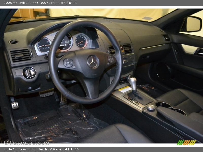Black / Black 2008 Mercedes-Benz C 300 Sport