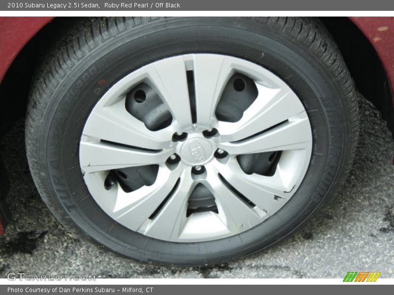 Ruby Red Pearl / Off Black 2010 Subaru Legacy 2.5i Sedan