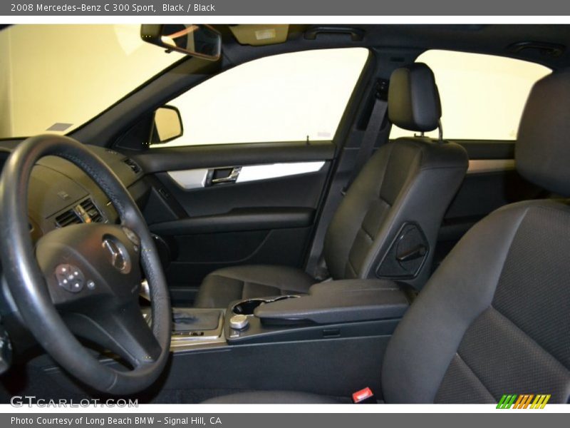 Black / Black 2008 Mercedes-Benz C 300 Sport