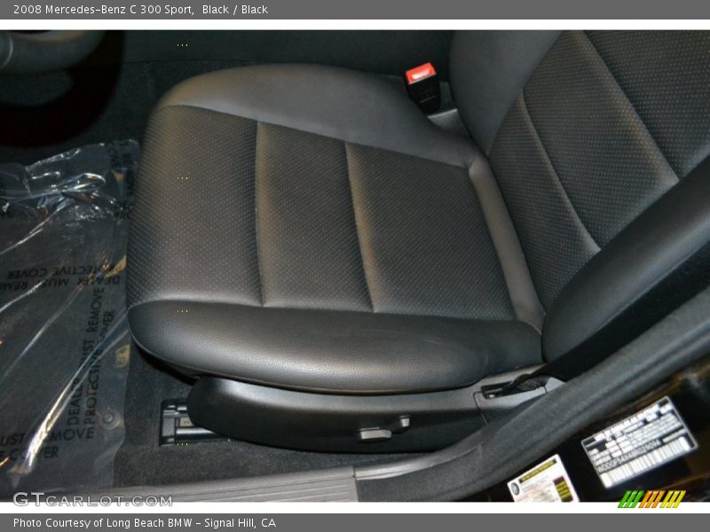 Black / Black 2008 Mercedes-Benz C 300 Sport