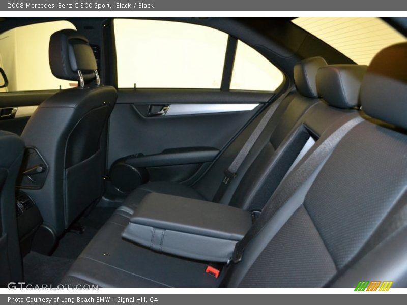 Black / Black 2008 Mercedes-Benz C 300 Sport