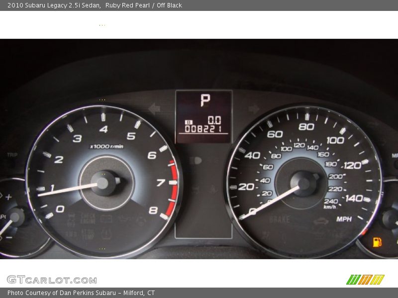  2010 Legacy 2.5i Sedan 2.5i Sedan Gauges