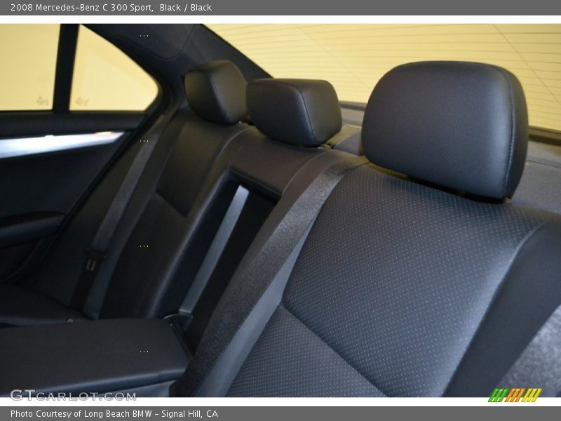 Black / Black 2008 Mercedes-Benz C 300 Sport
