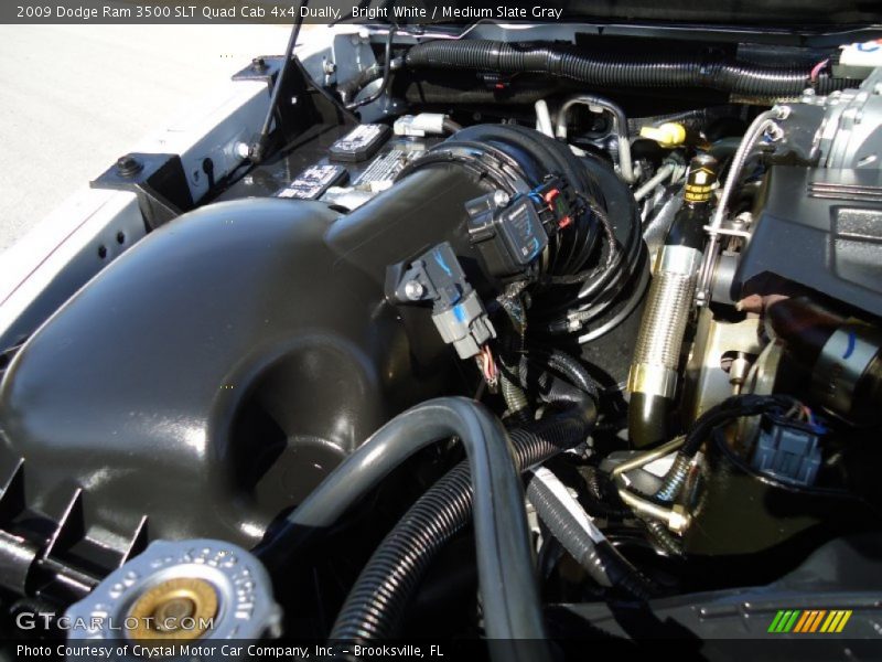  2009 Ram 3500 SLT Quad Cab 4x4 Dually Engine - 6.7 Liter Cummins OHV 24-Valve BLUETEC Turbo-Diesel Inline 6 Cylinder