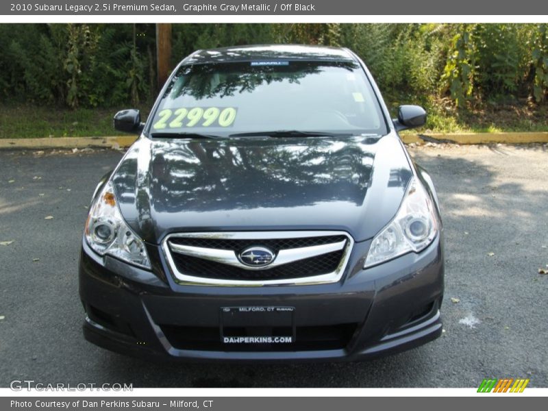 Graphite Gray Metallic / Off Black 2010 Subaru Legacy 2.5i Premium Sedan