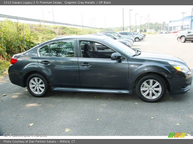 Graphite Gray Metallic / Off Black 2010 Subaru Legacy 2.5i Premium Sedan